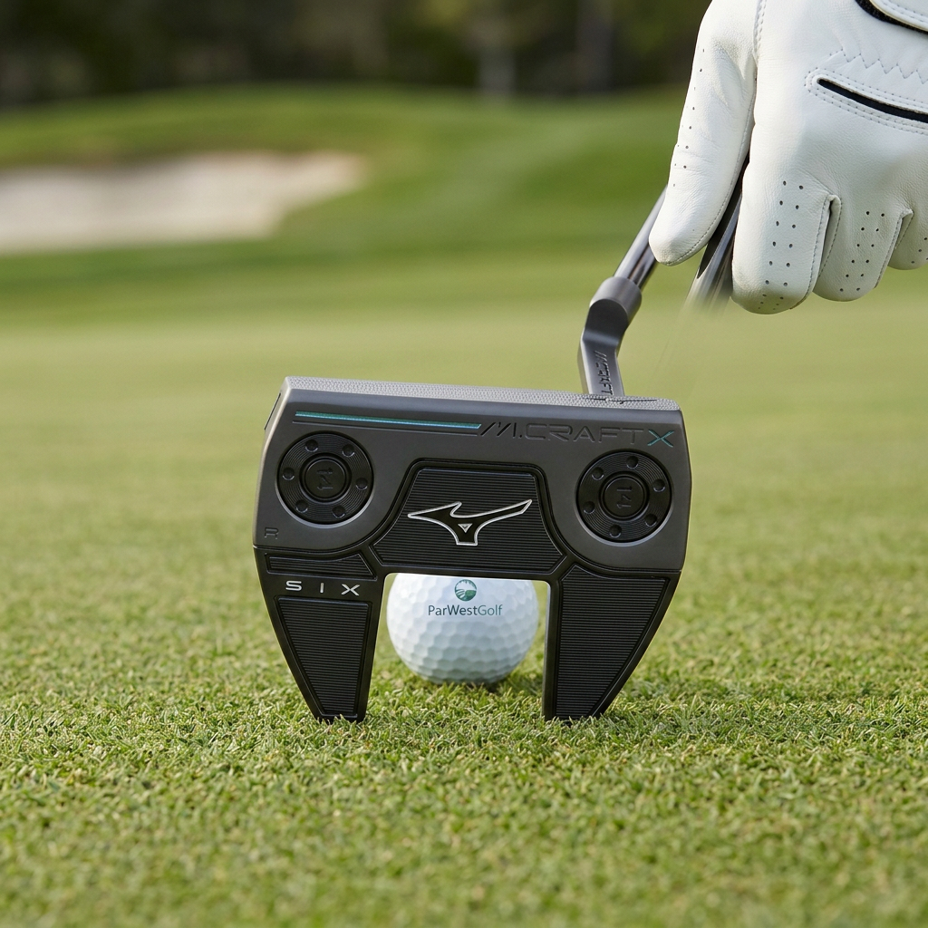 Mizuno M.CRAFT X P6 Putter — Black Ion / Right Hand / 34" — view 3