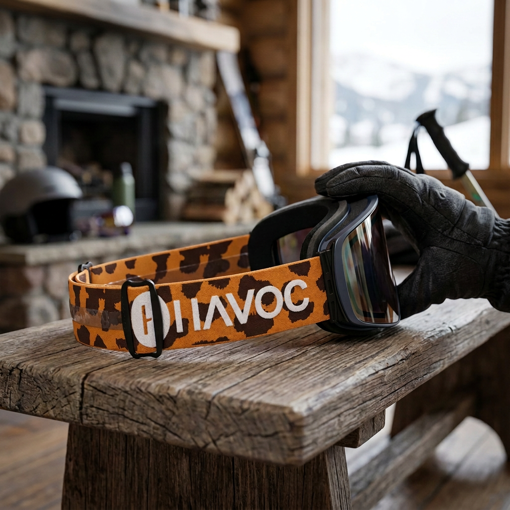 Havoc Cheetah Goggle Strap — view 1