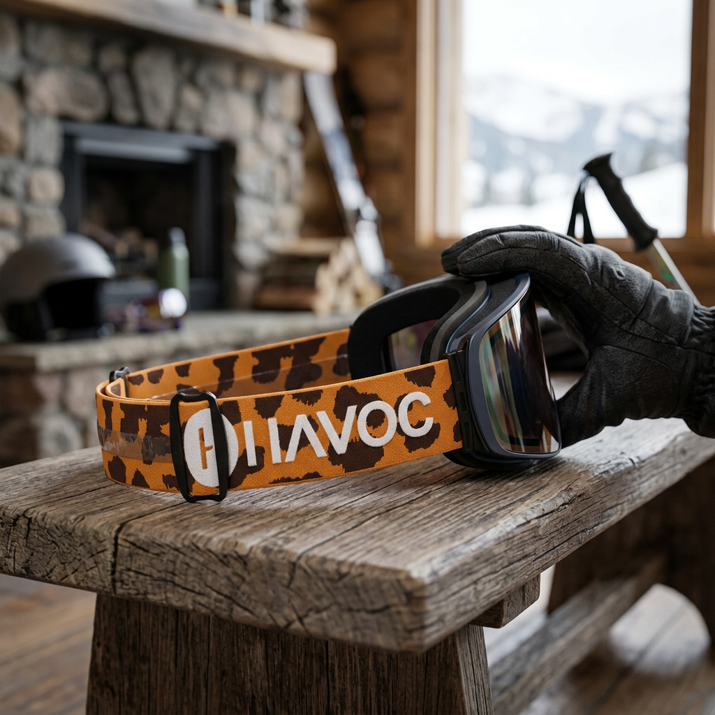 Havoc Cheetah Goggle Strap — view 3