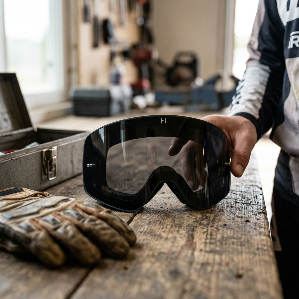 Dual Pane Smoke Infinity Lens — Havoc Infinity Goggle Lens — view 1