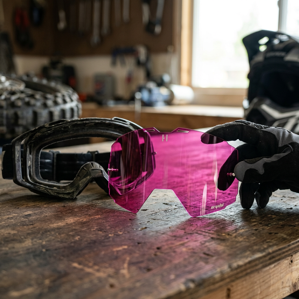 Pink Helios Crystal Lens — view 2