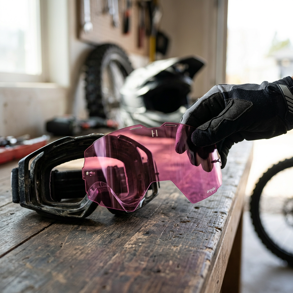 Pink Helios Crystal Lens — view 3