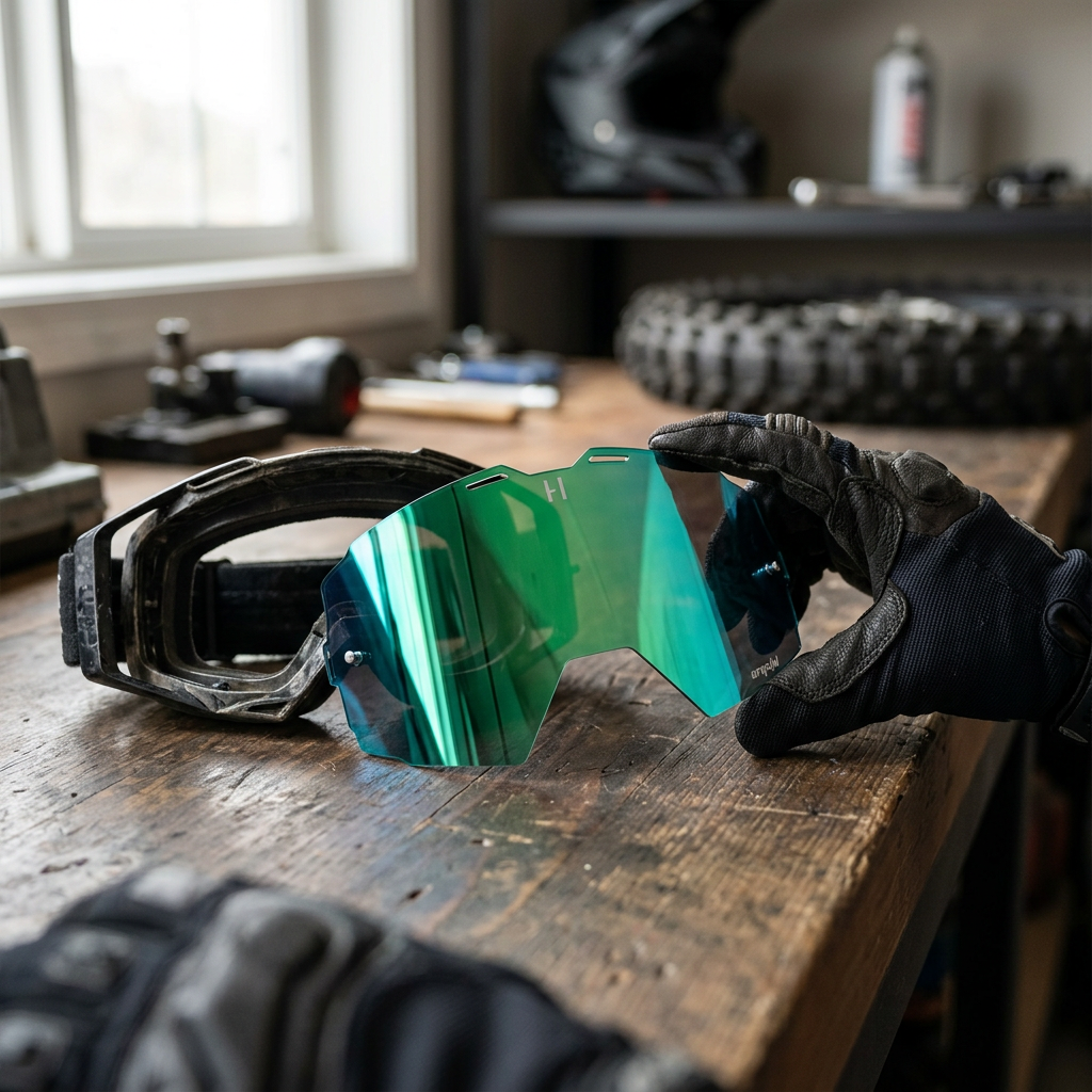 Green Helios Crystal Lens — view 3