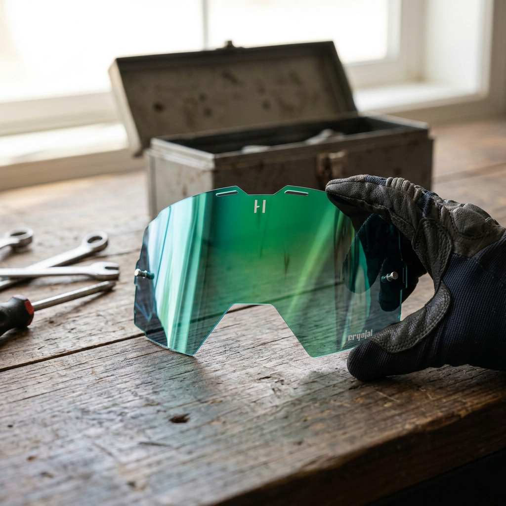 Green Helios Crystal Lens — view 4