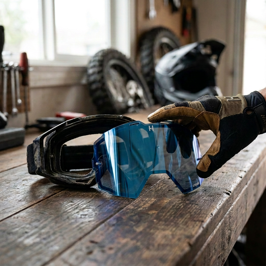 Blue Helios Crystal Lens — view 4