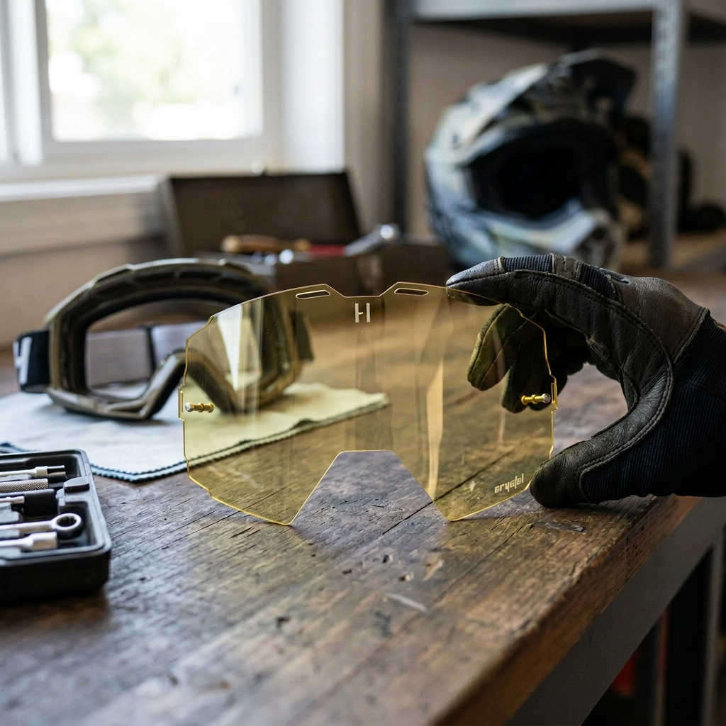 Gold Helios Crystal Lens — view 1