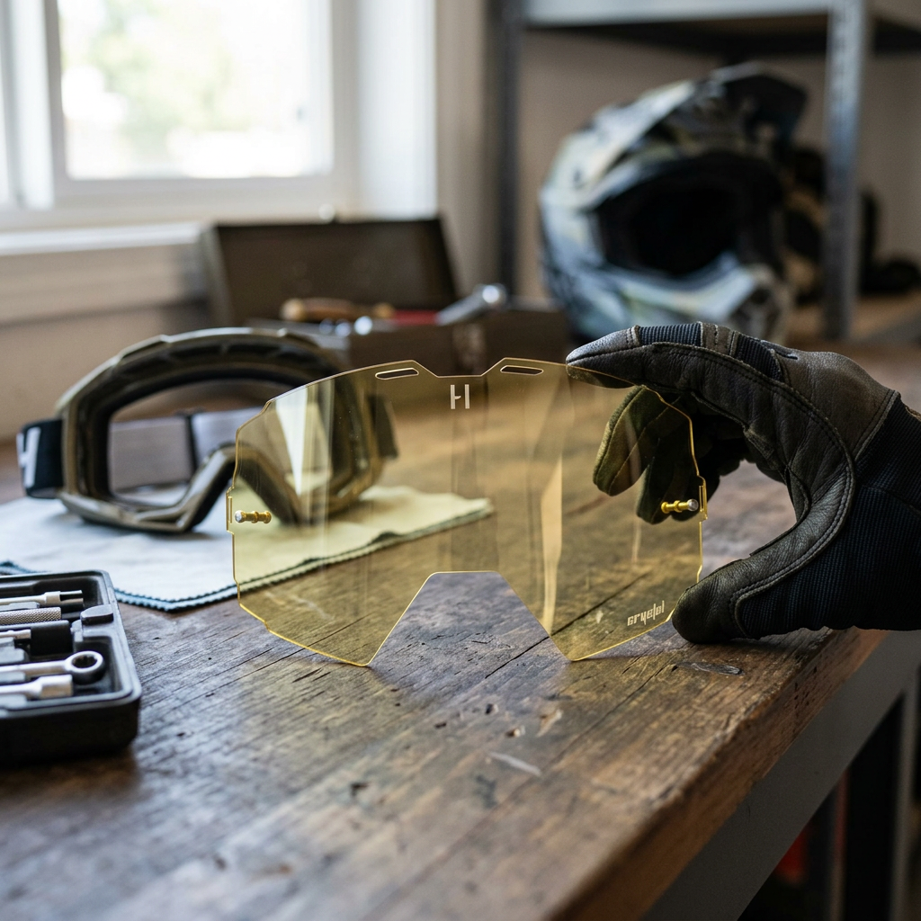 Gold Helios Crystal Lens — view 3