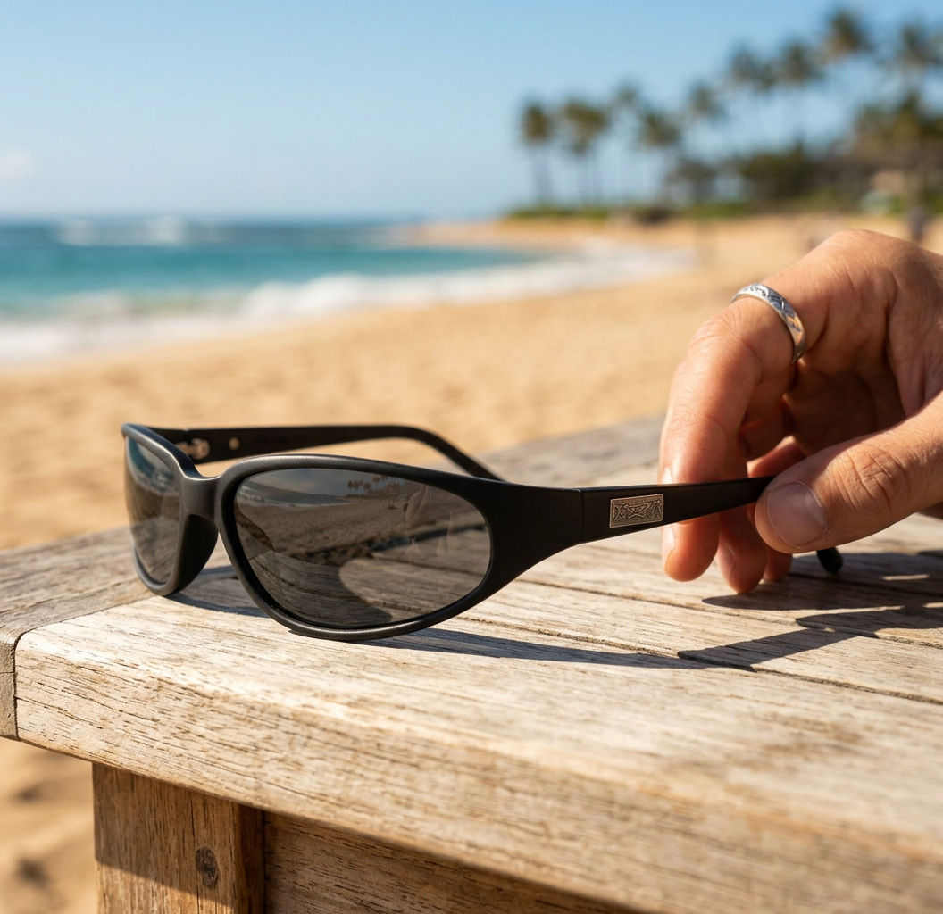 Black Flys Micro Fly Matte Black/Smoke-Polarized Sunglasses — view 2