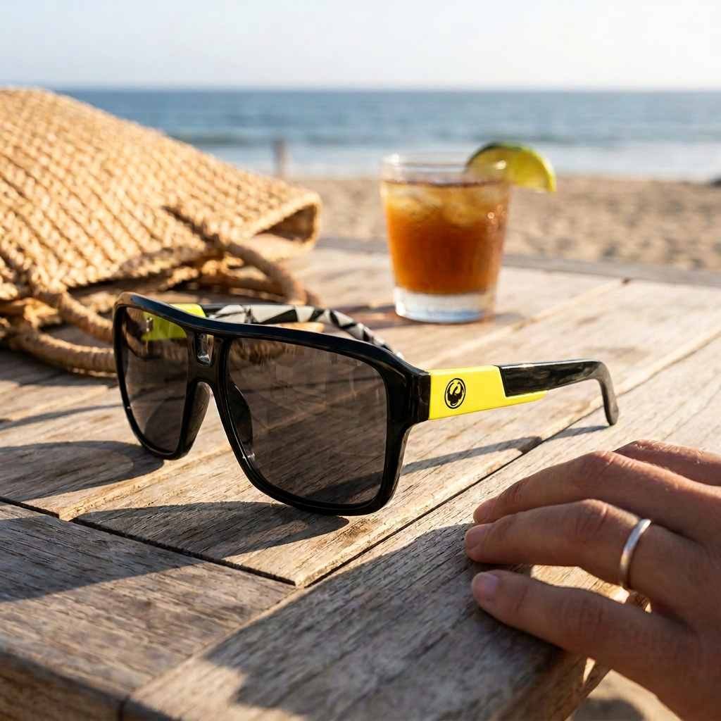 Dragon The Jam Neo Geo Grey Sunglasses — view 3