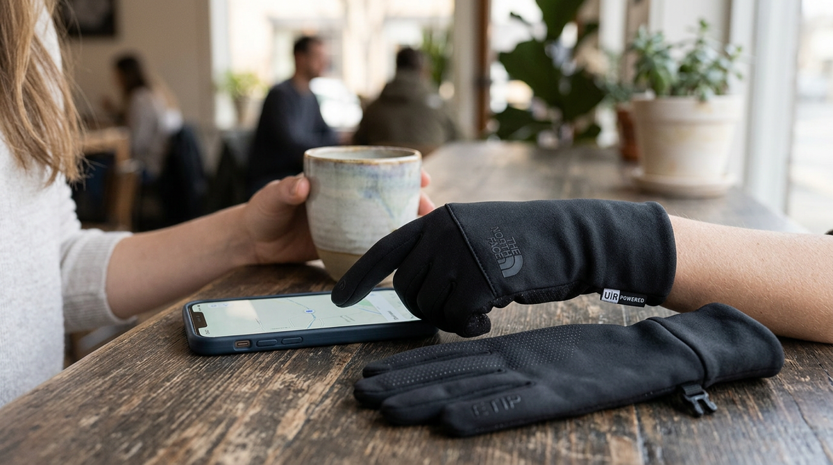 The North Face Women's Etip Recycled Gloves — TNF Black NF0A4SHA / Small — view 1