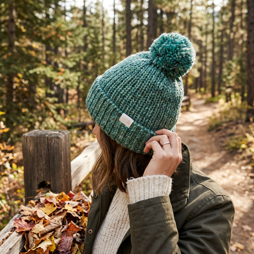 The North Face Women's Cozy Chunky Beanie — Wasabi / One Size — view 2
