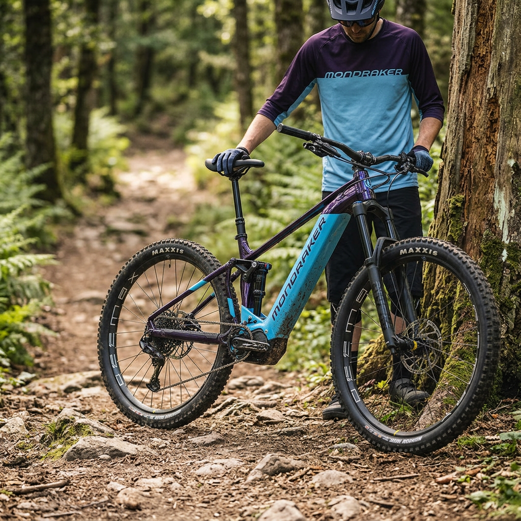 Mondraker - DUSK R SE Bike - Deep Purple-Light Blue (e-MTB ENDURO) — S / Deep Purple-Light Blue — view 1