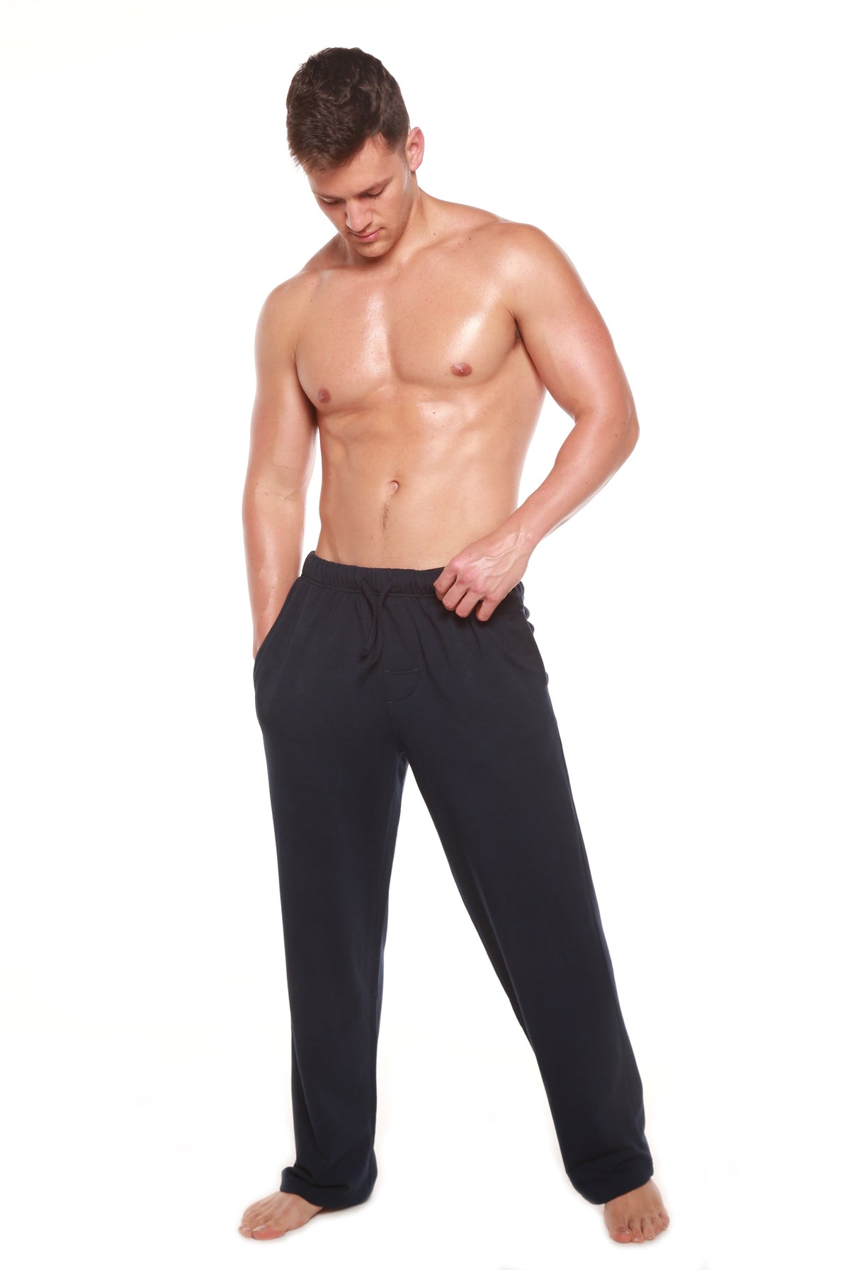 Pantalon de détente en bambou filé