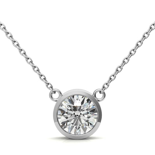 VossAgin Diamond Bezel Pendant