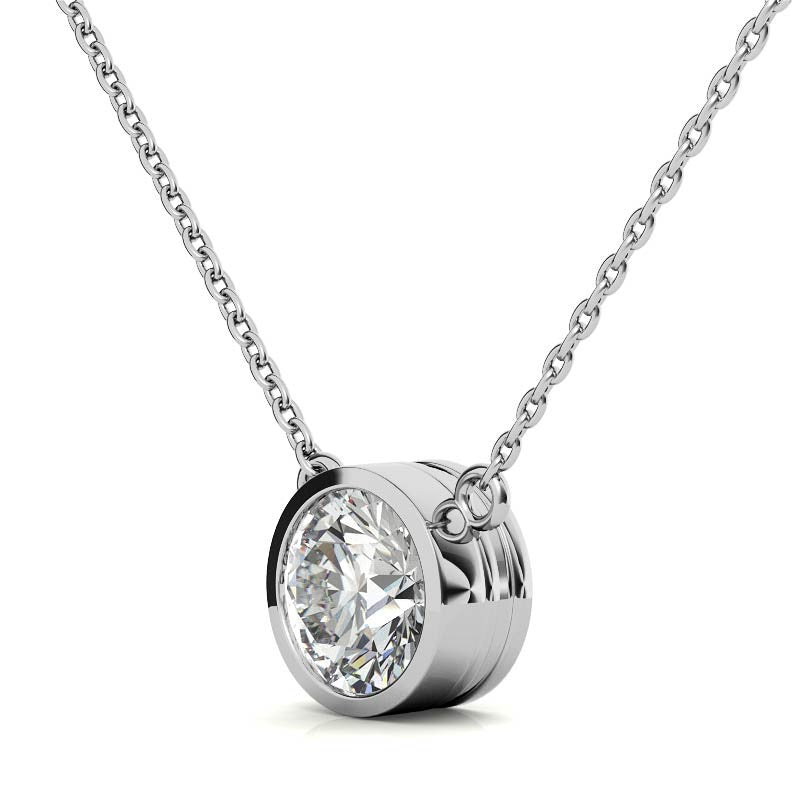 Dije con Diamante en Engaste de Bisel VossAgin