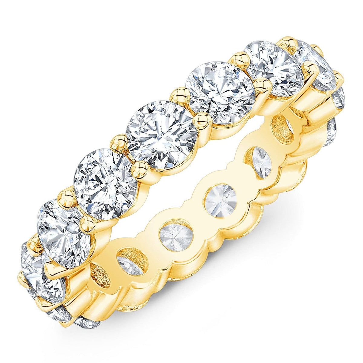 Bague éternité en moissanite VossAgin