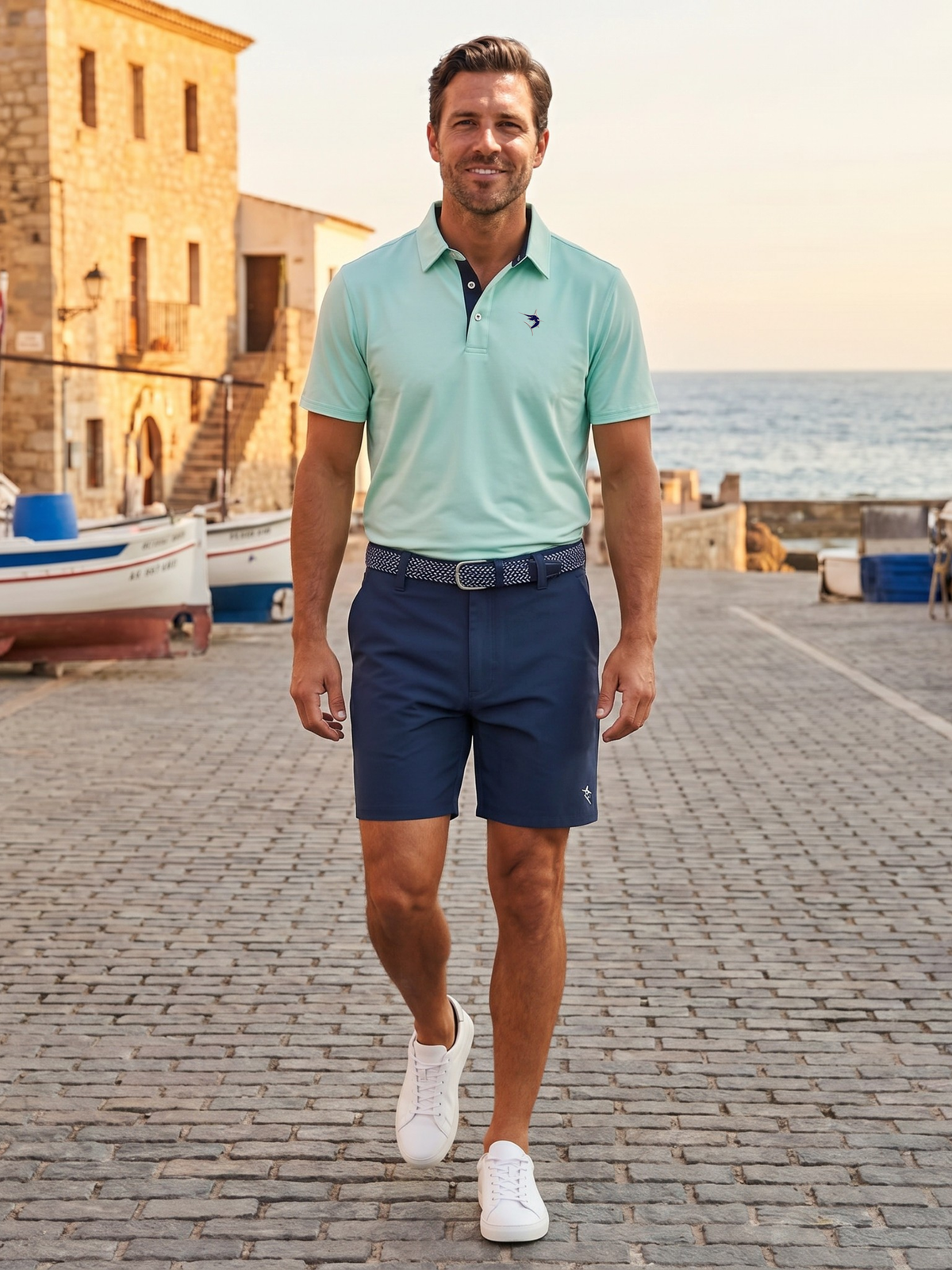 White Water Life Coastal Performance Polo Shirt