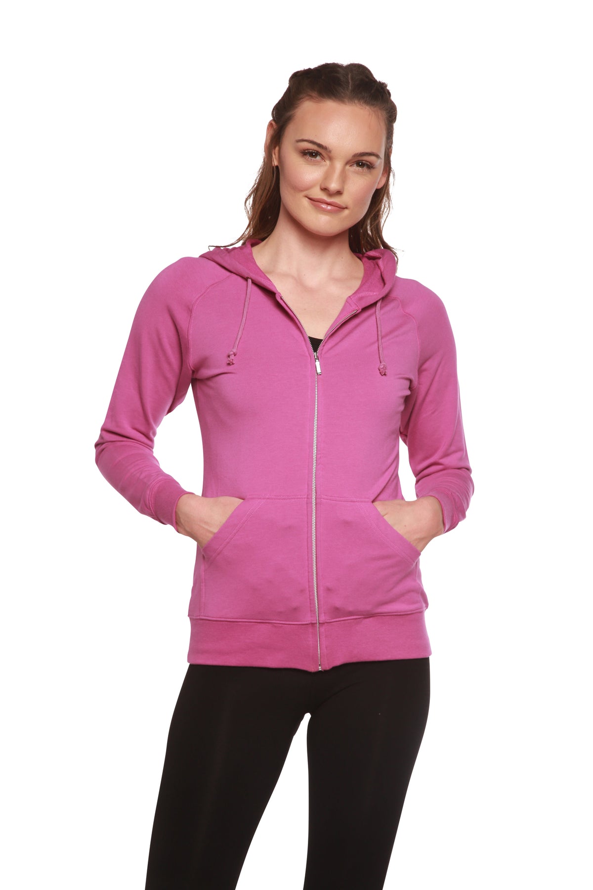 Sudadera con cierre de bambú French Terry