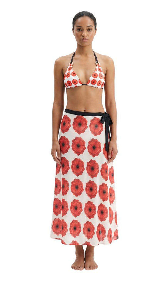 Voglia Women's Lara Wrap Skirt Cover Up
