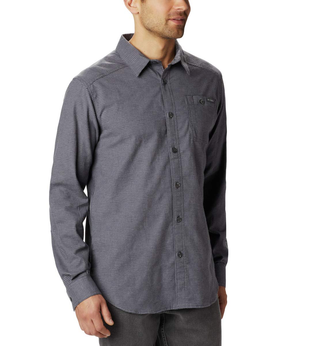 Columbia Mens Cornell Woods Flannel Long Sleeve Shirt